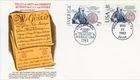 1983 US Sweden Treaty of Amity Joint FDC # 2036 & Sweden # 1453