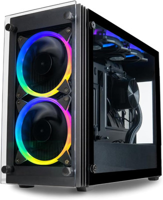 Stratos SFF Gaming PC Case: Mini-Itx, SFX PSU, Pcie 4.0 Riser, 240Mm AIO Ready,
