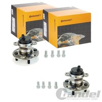 2X Continental Ctam RADLAGER-SATZ Hinten Passend FüR Toyota Corolla Ractis Yaris
