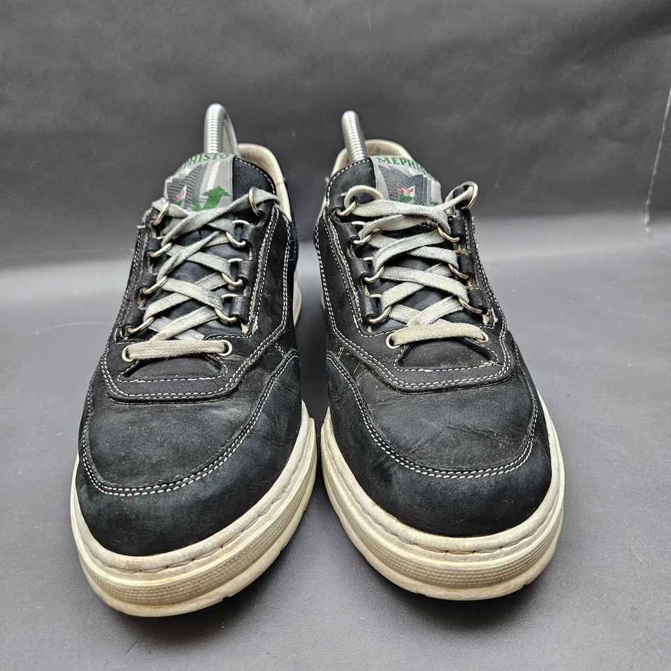 Zapatos Mephisto Match para mujer 9 cuero nobuck negro comodidad para caminar con cordones Foto 3 de 4