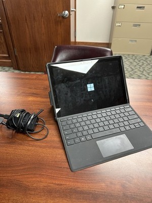 Windows Surface Pro 5th Gen Model 1796 128GB, Charging Cord, Type Cover Keyboard
