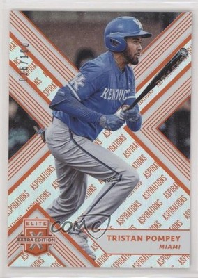 2018 Panini Elite Extra Edition Aspirations Orange 26/100 Tristan Pompey #81 1u6