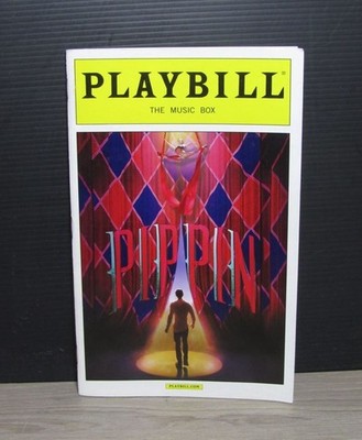 Playbill Musical Programm Pippin The Music Box Theater - 2014 - signiert