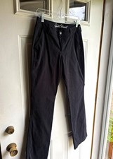 Old Navy Sweetheart Black Pants Women  s 4 Regular Straight Leg Cotton Stretch