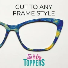 Van Gogh Starry Night Eyewear Topper - Available in Any Pair Compatible Frame