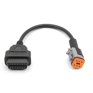 16 Épinglez à 6 Épingle OBD2 Câble d'adaptateur de scanner diagnostique pour Harley Davidson