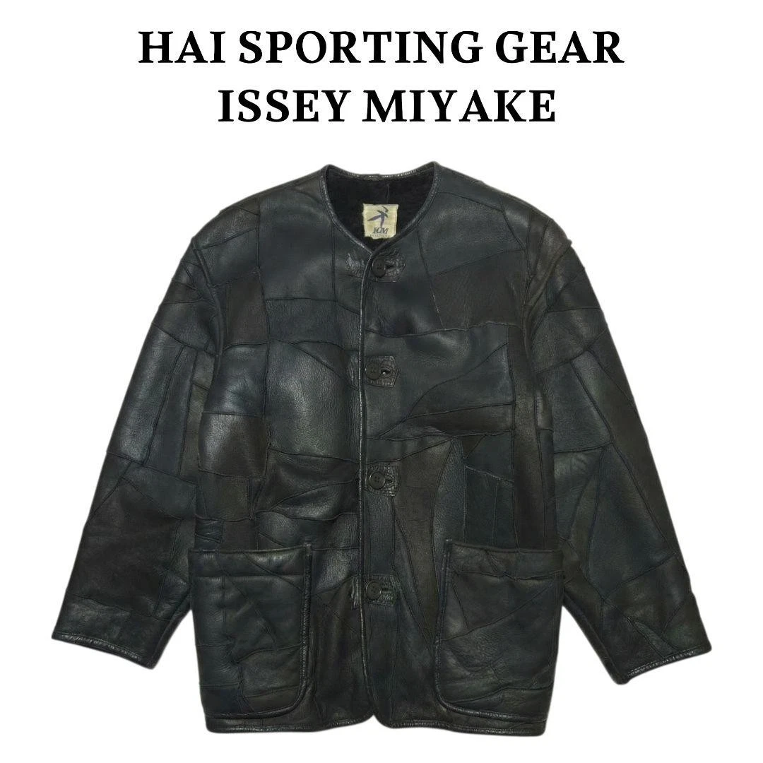 ISSEY MIYAKE Leather Outer Shell Coats, Jackets & Vests for Men