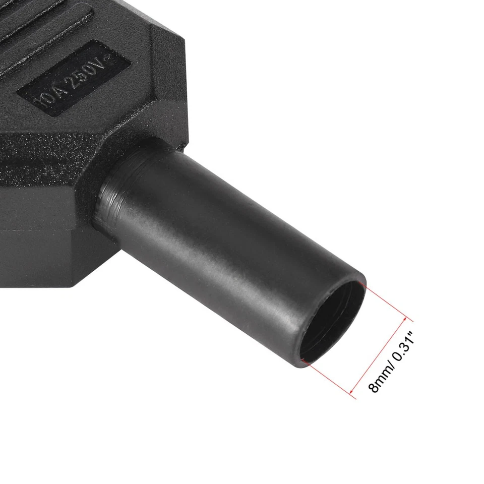 5pcs AC250V Femelle montage panneau IEC320 C13 adaptateur prise alimentation - Photo 3/4