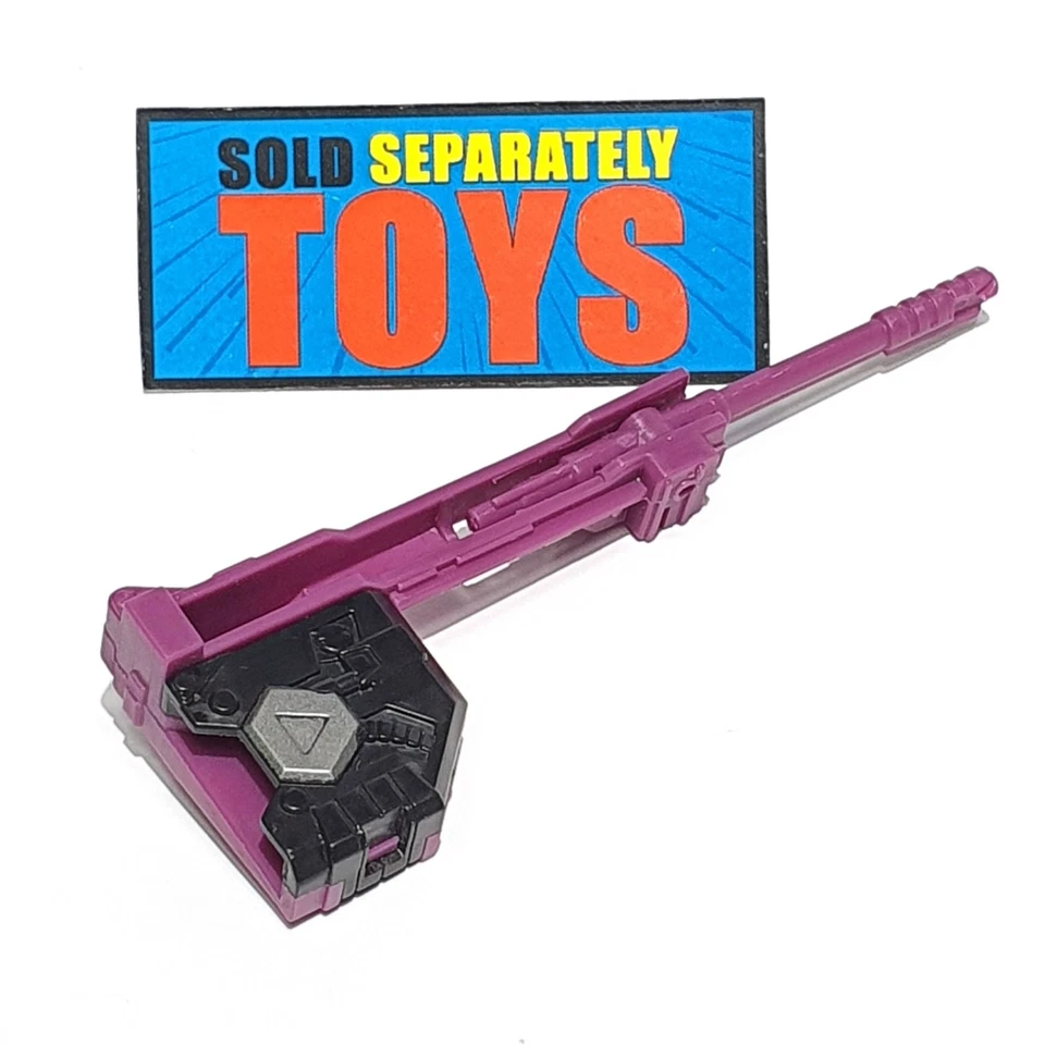 Transformers Cybertron Hardtop LASER RIFLE gun 2005 Scout Class purple part - Image 3 of 4