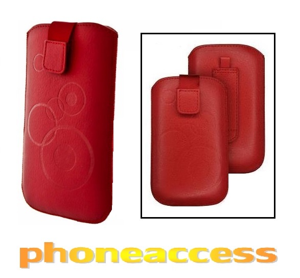 Housse étui Universel En Cuir Taille S Pour Alcatel One Touch C750 / C850 - Neuf
