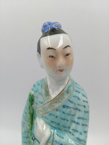 Antique / Vintage Chinese Famille Man Figurine Statues Porcelain China - Picture 5 of 12