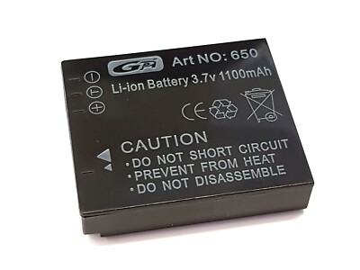 1 x Bilora GPI Akku Li-Ion 650 für Fuj NP-70 Neu OVP