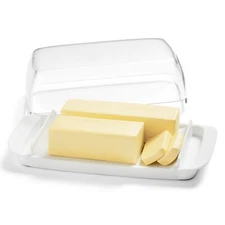 Lifewit Butter Dish with Lid for Countertop, Extra Large Plastic Butter Holder