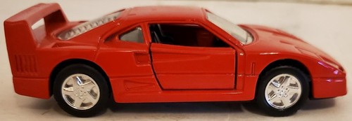 Maisto rot Ferrari F40 Rückzug/Reibung Modell Auto Druckguss 1:39 lose (GG) - Bild 4 von 16