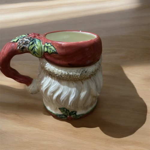 Weihnachtsmann Tasse handbemalt klassisch von Tracey Porter. - Bild 2 von 3