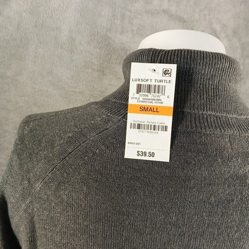 NWT $39 KAREN SCOTT Basic Turtleneck Sweater SMALL(4-6) Gray Pullover - Picture 10 of 13