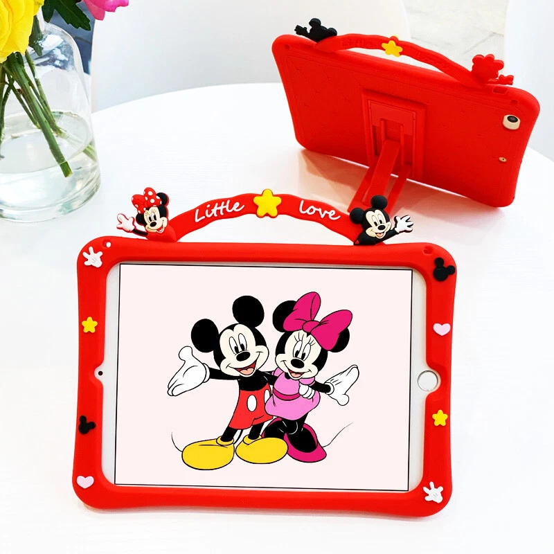 Funda para Tableta Minnie Mickey Mouse Portátil Gel de Sílice Soporte Suave para Apple iPad 6 Foto 4 de 4