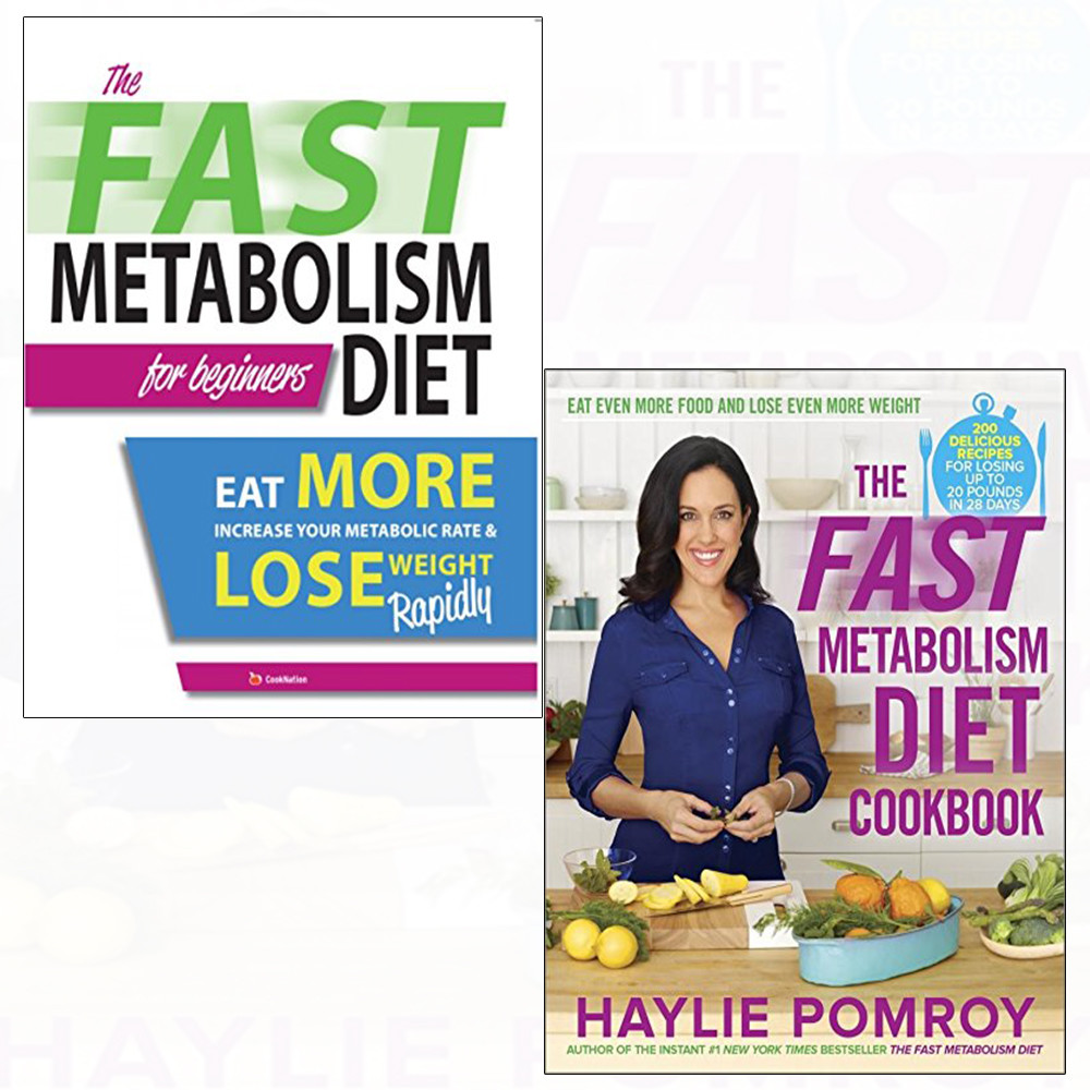Fast Metabolism Diet Cookbook Haylie Pomroy Increase 2 Books Collection Set NEW
