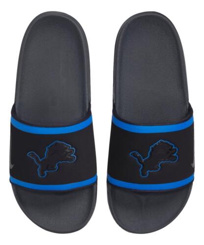 Nike Detroit Lions NFL Offcourt Men's Slides Sandals DD0530-001 - Afbeelding 1 van 4