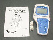 Nalco Portable Waterproof pH/mV/°C Meter 400-C0060.88, -2 to 16 pH, +/-0.01