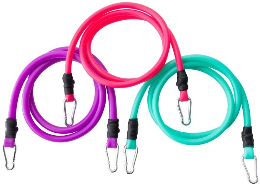 Zone Training Interchangeable Resistance Band Set (3 bands w/ 2 handles)