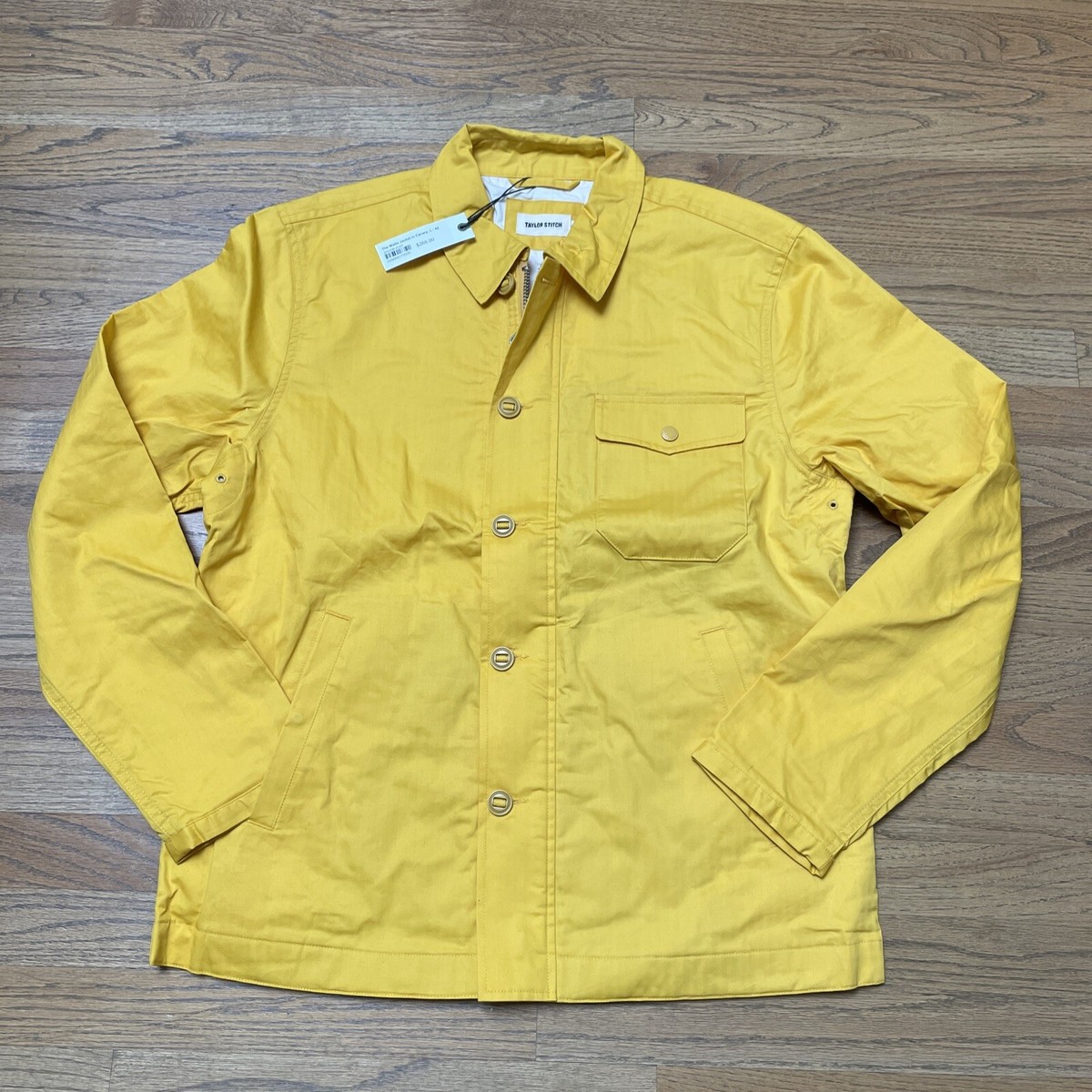 Taylor Stitch The Watts Field Jacket in Canary Yellow Mens Taylor Stitch The Watts Field Jacket in Canary Yellow Mens