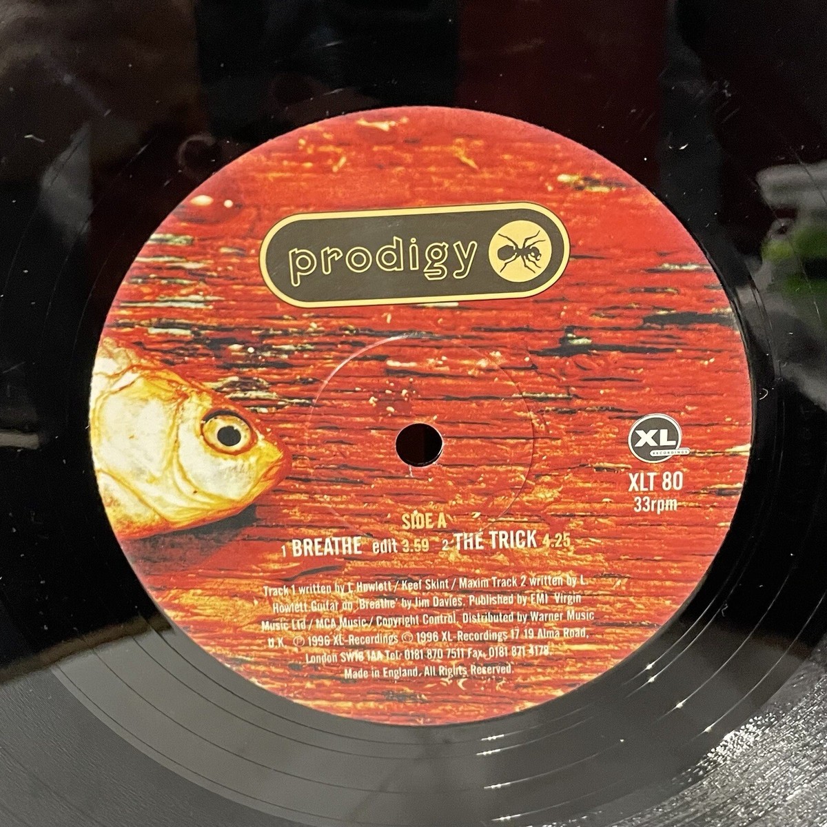 The Prodigy 12インチシングル 5枚セット Vintage 1996 ~ BREATHE ~ PRODIGY ~ 12