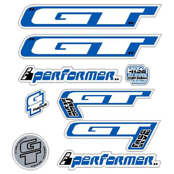 2000 GT BMX - Pro Performer - decal set - Chrome frame | eBay