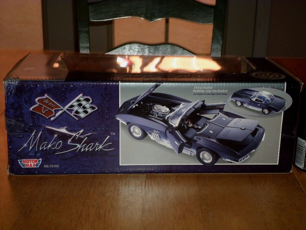 1961 MAKO SHARK [ CORVETTE ], DIE CAST METAL BODY, FACTORY