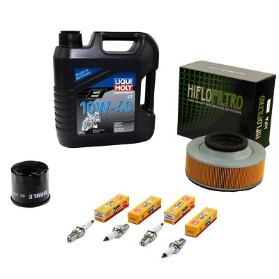 Kit Bougie Filtre à Huile Air pour Kawasaki VN 1500 Classic Tourer Entretien - Photo 1/4