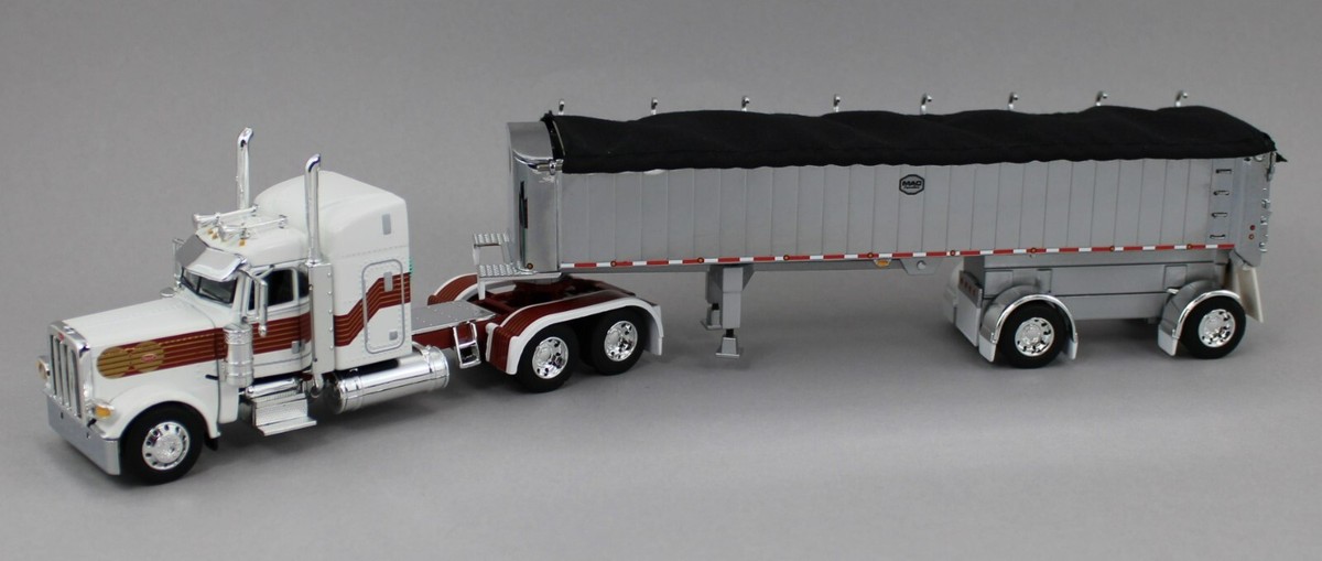 DCP ダイキャストプロモーション 1/64 PETERBILT 389 白 1/64