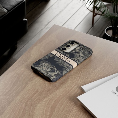 Custom Name Tough Phone Case with Lion & Monkey Design, Personalized Phone Cover - 第 205/263 張圖片