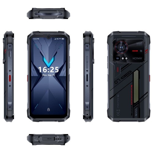 HOTWAV Hyper 7 5G Phone IP68 Waterproof Flashlight 64MP 120Hz Android 14 Global - Picture 15 of 20