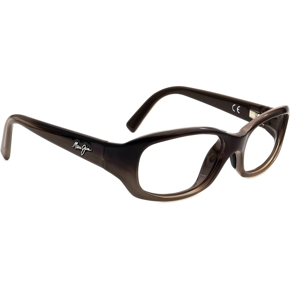 Maui Jim Sunglasses Frame Only MJ 219-01 Punchbowl Brown Rectangular Italy  54 mm