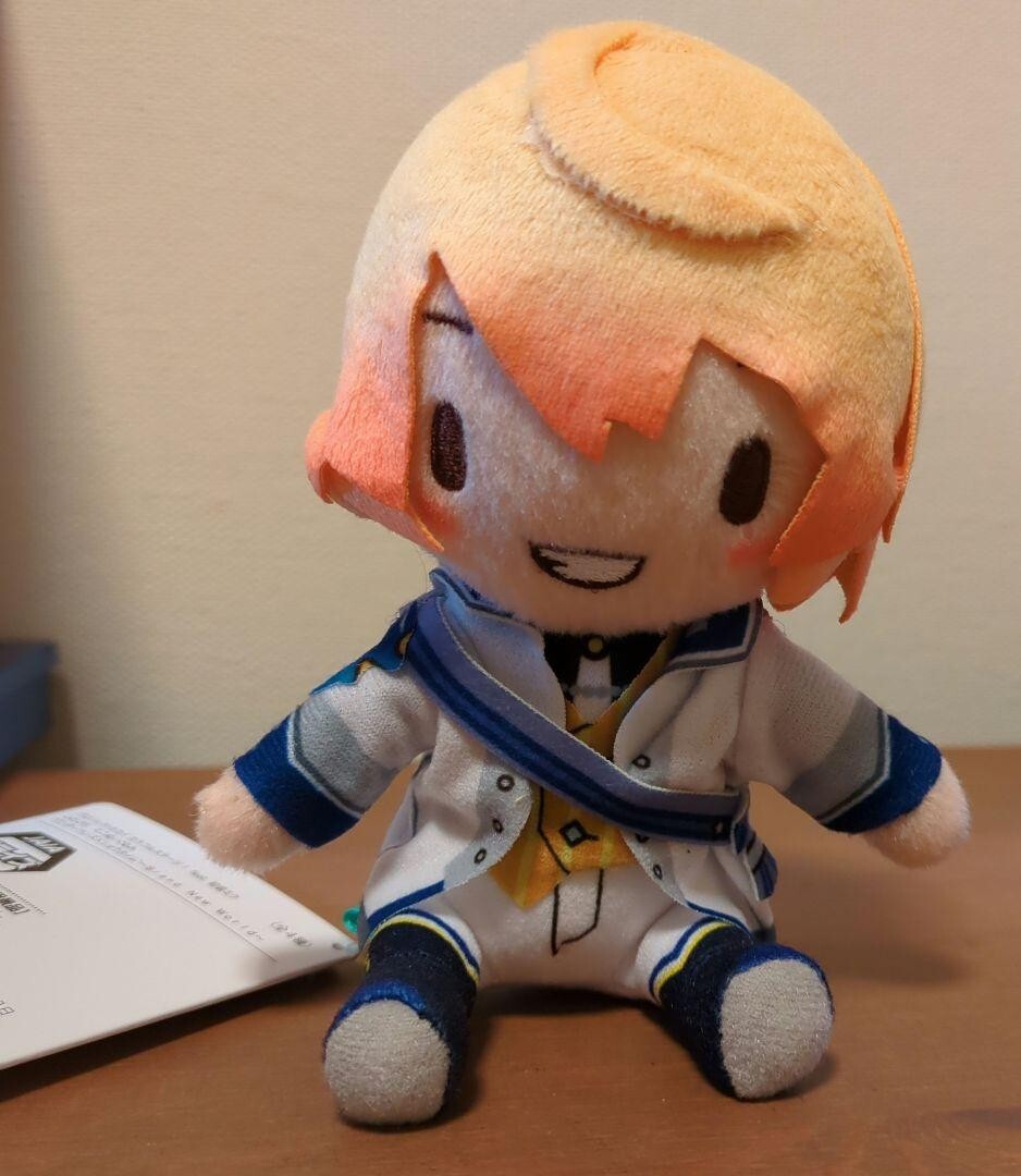 Project Sekai Tenma Tsukasa Fuwapuchi Mascot Plush Doll Colorful