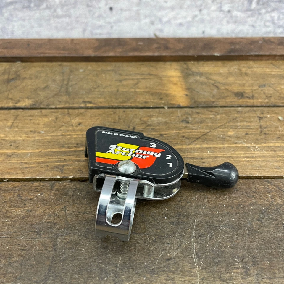 Palanca de cambios Sturmey Archer de colección NOS 3s AW palanca de cambios interruptor de gatillo de 3 velocidades A5 Foto 4 de 4