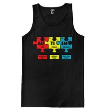 Autism Elements - Raise Awareness Puzzle Piece Men's Tank Top