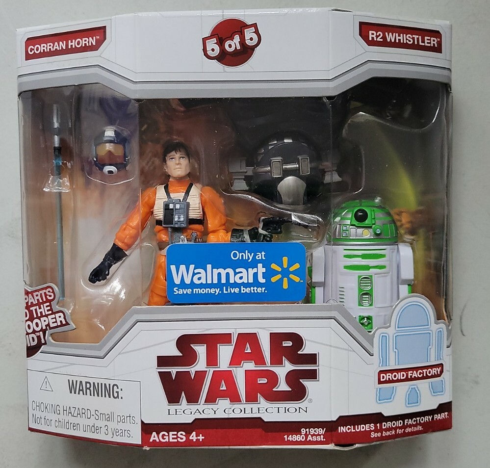 NEW STAR WARS LEGACY COLLECTION CORRAN HORN & R2 WHISTLER