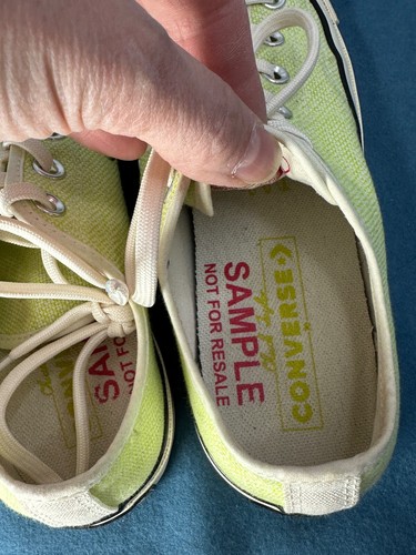 Converse ALL STAR Chuck Taylor SAMPLE Sneaker - Light Green Women Size 7 - Picture 4 of 6