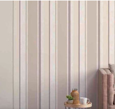 Signature Stripe Neutral Cream Beige Wallpaper Manton 50-235