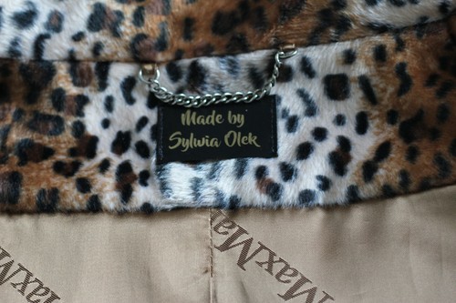 Leppard print Jacket, Design, handmade size 10 Brand new - Picture 5 of 12