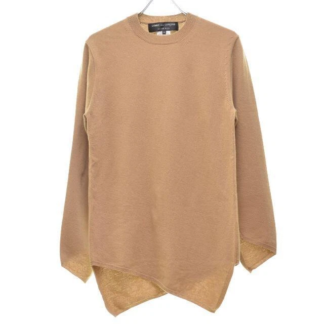 COMME des GARCONS HOMME PLUS spiral knit beige men's size S