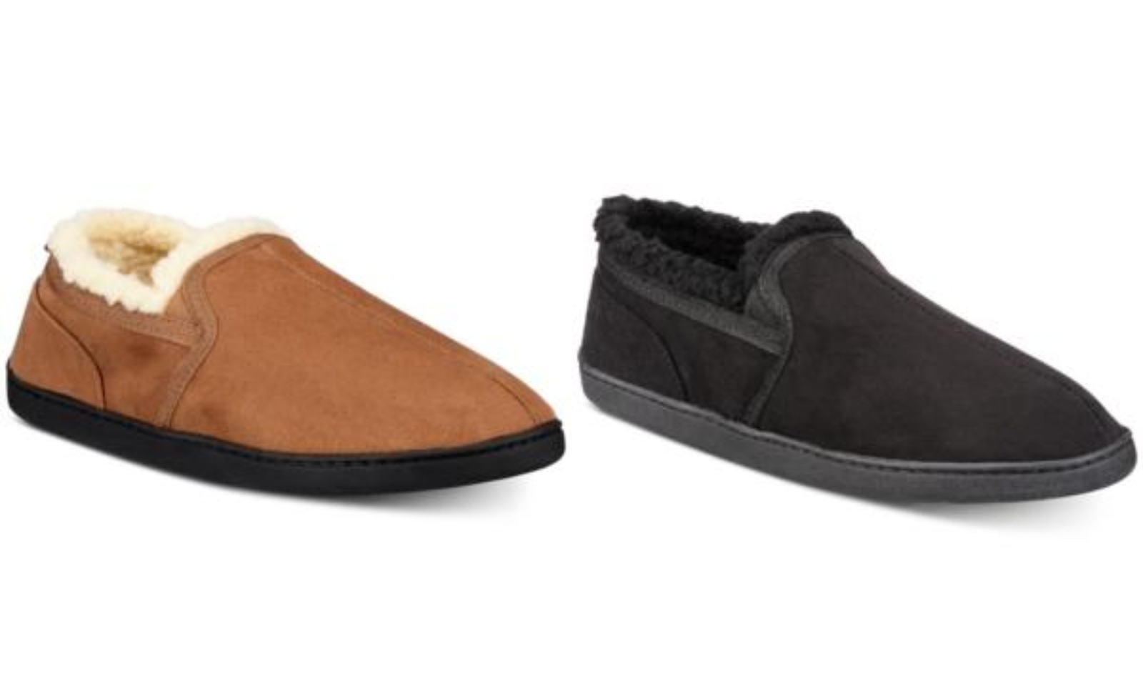 PANTOFOLA D’ORO Pantofole mocassino uomo punta oro memory foam pelliccia sintetica