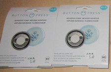 NEW LOT OF 2 We R Memory Keepers ANY SIZE Button Press Adhesive Foam 120 TOTAL