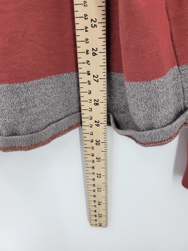 KidRobot Prince St Jersey Mens XL Maroon Gray Stripe Long Sleeve 90s Vintage - Picture 8 of 9