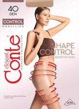 Conte Tights Control 40 Den | Shaping Modeling Pantyhose with Slimming Top