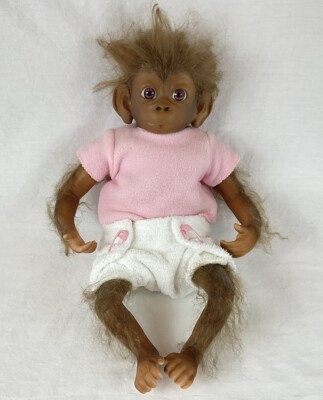 ADG Ashton Drake COCO 16'' Real Touch Vinyl Monkey Baby Doll Linda Murray