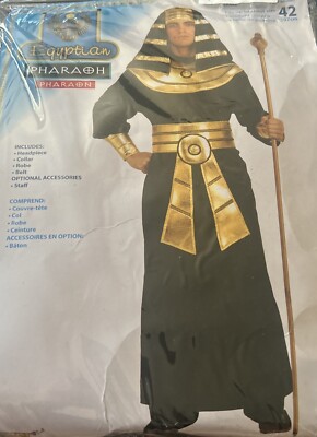 Men's Egyptian Pharaoh King Tut Deluxe Halloween Costume Adult One Size