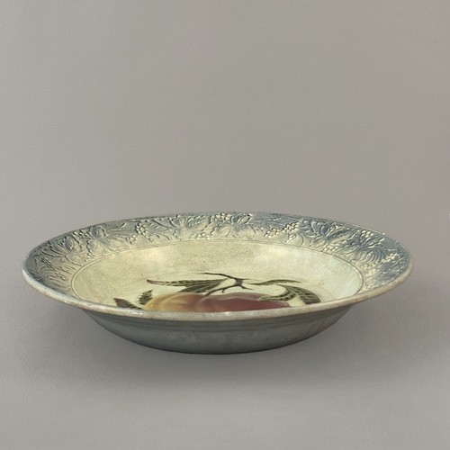 Assiette barbotine en céramique vintage des années 1900 - Picture 8 of 8