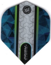 WINMAU PRISM Alpha Blue, Green and Grey Dart Flights: 3 per set
